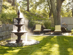 Садовые фонтаны для сада и дачи - типы и фото